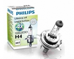 Philips LongLife Eco Vision H4 12V 55W - ECONOMY