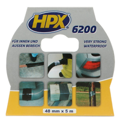 HPX 6200 Lepící páska 48mm x 5m stříbrná
