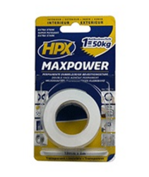 HPX max power čirá oboustranná lepící páska19mm/2m
