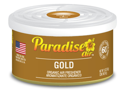 Osvěžovač vzduchu Paradise Air Organic Air Freshener 42 g, vůně Gold