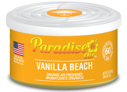 Osvěžovač vzduchu Paradise Air Organic Air Freshener 42 g, vůně Vanilla Beach