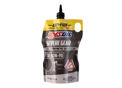 Plně syntetický převodový olej AMSOIL Severe Gear 80W-90 Synthetic Gear Lube 946 ml (1 quart easy pack)