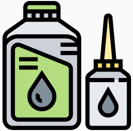 Odměrky a vany na olej a kapaliny