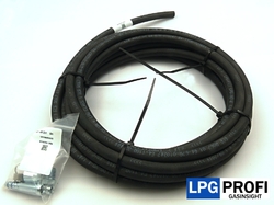 Trubka PVC 6mm pro LPG XD4 do 200kW sada 6m - rovné koncovky M12