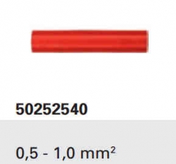 Jednorázová lisovací spojka vodiče 0,5-1mm2 100ks