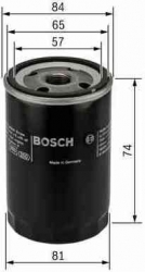 Olejový filtr BOSCH 0 986 452 016, M 20 x 1,5 