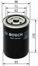 Olejový filtr BOSCH 0 451 203 010, 3/4" 16 UNF 