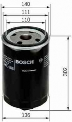 Olejový filtr BOSCH 0 451 403 208, 1 1/2" 16 UN 