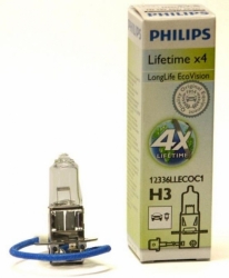 Philips H3 LongLife EcoVision 12V 55W 1ks