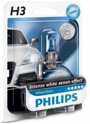 Philips H3 12V 55W WhiteVision 1k