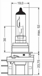 OSRAM ORIGINAL LINE H15 12V 15W/55W 1ks