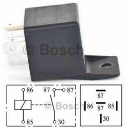 Bosch - Přepínací relé s držákem 12V 30A