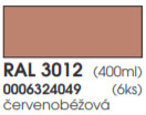 Belton RAL 3012 - červenobéžová - 400ml sprej