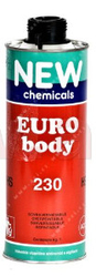 EURO BODY - černý ochranný nástřik přelakovatelný 1kg 