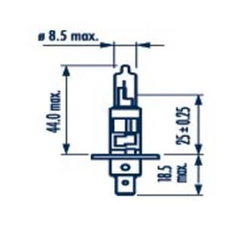 Narva Žárovka H1, 12V, 55W, P14,5s 1ks