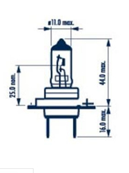 AKCE - Narva Žárovka  H7 Standart 12V 55W PX26d 1ks