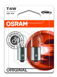 OSRAM   T4W  12V 4W BA9S, s paticí 2ks