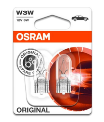 OSRAM   W3W  12V 3W W2,1X9,5D Standard 2ks