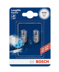 BOSCH  W5W  12V 5W W2,1X9,5D Longlife Daytime 2ks