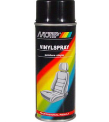 Motip - Black Vinyl Spray, sprej na kůži a koženku, černý 400ml