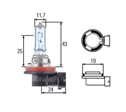 HELLA H8 Standart 12V 35W PGJ19-1  1 ks