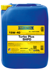 RAVENOL Turbo plus SHPD SAE 15W-40 20 L