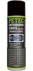 PETEC Ochrana podvozku Bitumen nepřelakovatelná, černá 0,5l
