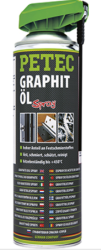 PETEC Sprej s grafitovým olejem-mazivo 500ml