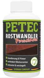 PETEC  Odstraňovač rzi se štětcem 0.25L