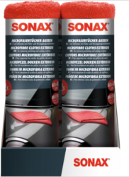 SONAX  Utěrka z mikrovlákna na karoserie - červená 2ks