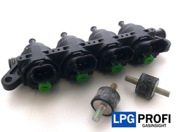 Vstřikovače LPG Landi Renzo Girs S12 4 válec- zelená