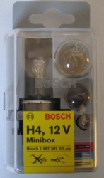 Sada žárovek Bosch H4 MINIBOX 12V