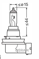OSRAM H8 NIGHT BREAKER®  1ks