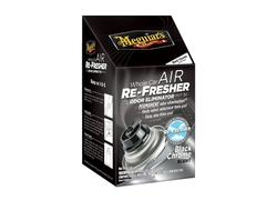 Meguiar's Air Re-Fresher Odor Eliminator - Black Chrome Scent - čistič klimatizace + pohlcovač pachů + osvěžovač vzduchu, vůně 