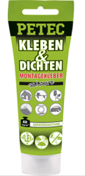 PETEC Lepicí a těsnicí hmota, černá 80 ml