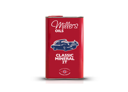 Minerální motorový olej Millers Oils - Classic Mineral 2T 1l - pro dvoutaktní motory historických automobilů a motocyklů