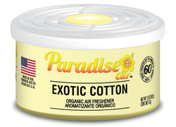 Osvěžovač vzduchu Paradise Air Organic Air Freshener 42 g, vůně: Exotická bavlna