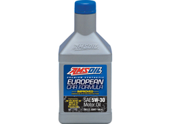 Plně syntetický motorový olej AMSOIL European Car Formula 5W-30, objem: 946 ml (1 quart)