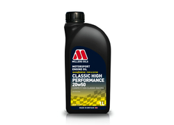 Plně syntetický motorový olej Millers Oils Classic High Performance 20W-50, objem: 1l