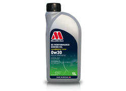 Plně syntetický motorový olej Millers Oils EE Performance 0W-30 s technologií NANODRIVE, objem: 1l