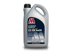 Plně syntetický motorový olej Millers Oils XF Premium C5 VW 0w20 5l