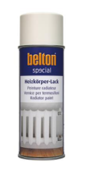Belton barva na radiátory, 400ml-bílá krémová pololesklá