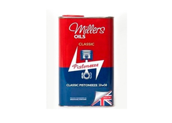 Špičkový minerální olej Millers Oils Classic Pistoneeze 20W-50 pro auto a moto veterány, objem 1l