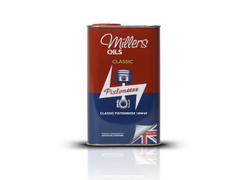 Špičkový polosyntetický motorový olej Millers Oils Classic Pistoneeze 10w-40, objem: 1l