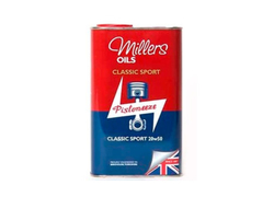 Špičkový polosyntetický motorový olej Millers Oils Classic Sport 20W-50, objem 1l