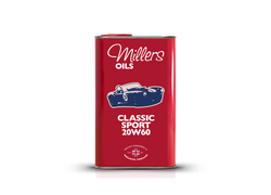 Špičkový polosyntetický motorový olej Millers Oils Classic Sport 20W-60, objem: 1l