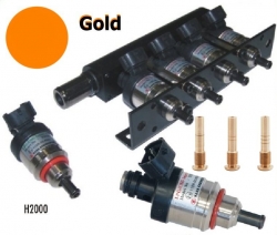 Vstřikovače LPG HANA 2000 3 válec GOLD 33-50 koní/válec lišta ko