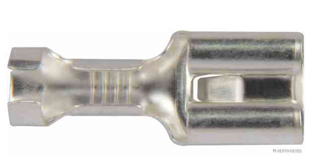 Lisovací konektor 6,3 mm 10ks se zarážkou