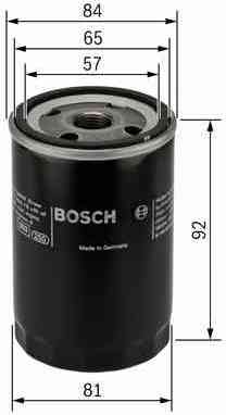 Olejový filtr BOSCH 0 986 452 036, M 20 x 1,5 