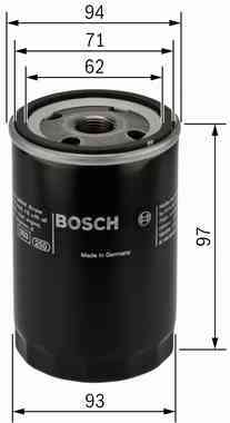 Olejový filtr BOSCH 0 451 103 029, 3/4" 16 UNF 